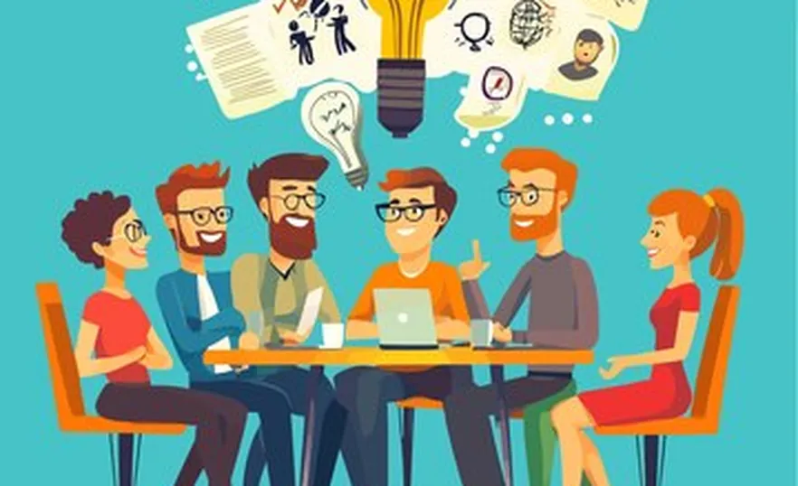 Entrepreneurial brainstorming session